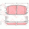 TRW Dtec Brake Pad Set Rear GDB3199DT