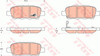 TRW Dtec Brake Pad Set Rear GDB3294DT