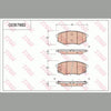 TRW Cotec Brake Pad Set Front GDB7882