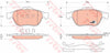 TRW Cotec Brake Pad Set Front GDB1468