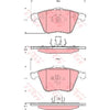TRW Cotec Brake Pad Set Front GDB1607