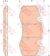 TRW Cotec Brake Pad Set GDB1834