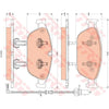TRW Cotec Brake Pad Set GDB1883