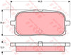 TRW Cotec Brake Pad Set Rear GDB3225