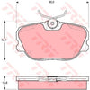 TRW Cotec Brake Pad Set Front GDB460
