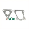 Silver metallic exhaust manifold gaskets with green rubber seal and copper ring for mitsubishi triton mn 4d56 turbo kit