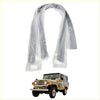 Clear plastic windshield cover with rubber weatherstrip for jeep style nissan datsun patrol g60 1960-1980