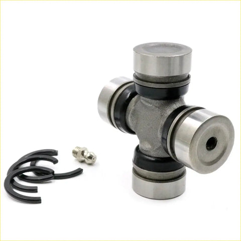 Gray metallic universal joint with polished chrome ends and black rubber seals for datsun nissan bluebird 510 laurel
