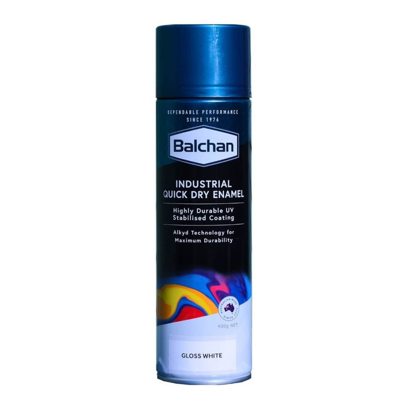 Balchan Industrial Quick Dry Enamel Gloss White BAL103010