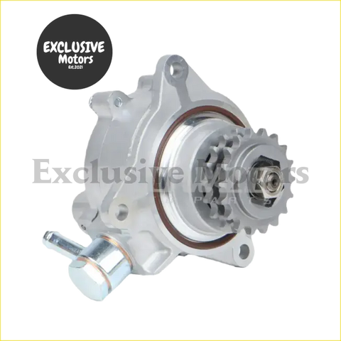 Silver metallic vacuum pump with gear and polished housing for nissan navara d22 d23 and frontier use