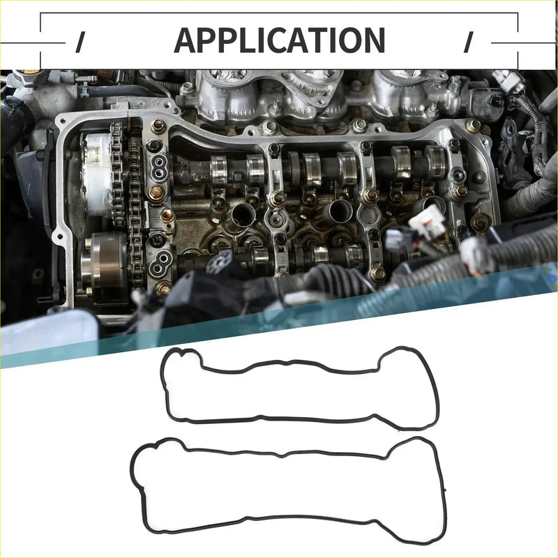 Black rubber valve cover gasket seals for toyota avalon 3.0l v6 1999-2004 engine replacement use