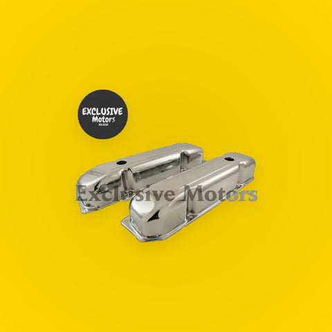 Valve Covers Chrome Steel for Chrysler Mopar 383/426/440 Wedge