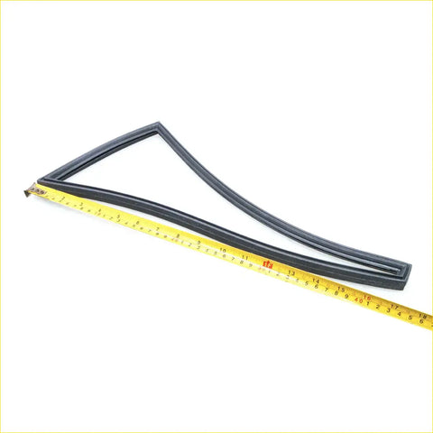 Black rubber vent weatherstrip quarter seal with smooth flexible texture for nissan patrol g60 1960-1980