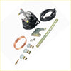 Silver and black metal vh44 remote brake booster kit with hoses and brackets suitable for datsun nissan holden ford