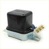 Black plastic and metal automotive relay with white connector housing for voltage regulator on Daihatsu Delta Diesel 1977-1979