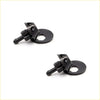 Black plastic windshield washer nozzles with circular mounting plate for datsun nissan 620 720 521 1968-1985 cars