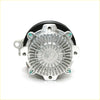 Silver aluminum automotive alternator with circular ribbed housing and black rubber gasket for 2.0L nissan gloria water pump assembly