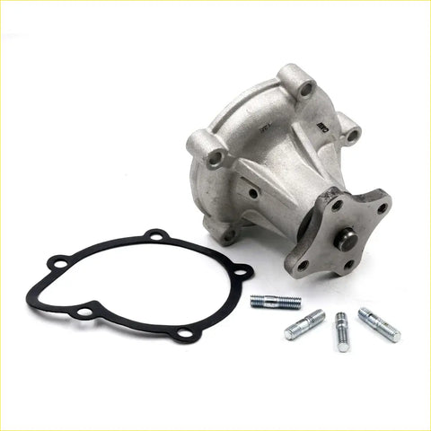 Silver metallic car water pump assembly for nissan ad wingroad dx wagon e13s e15s with black gasket and bolts