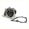 Silver metallic car water pump with black rubber gasket for nissan vanette cargo sunny cherry c120 assembly