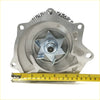 Silver metallic water pump with star-shaped impeller and spring parts for nissan atlas cabstar ud condor td27 1986-1990