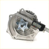Silver metallic water pump with star-shaped impeller and gear for Nissan Atlas Cabstar UD Condor TD27 1986-1990