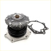 Silver aluminum water pump for nissan atlas cabstar ud condor td27 1986-1990 with black seals and brown bearing