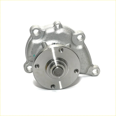 Silver metallic water pump with circular flange and mounting holes for Nissan Datsun Sunny B310 1978-1982