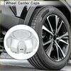Silver multi-spoke wheel center cap with sleek modern design for toyota land cruiser 2008-2023 in silver tone