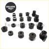 Black rubber engine mount bushings in different shapes and sizes whole car frame buffer for toyota land cruiser