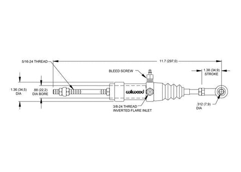 Wilwood Clutch Slave Cylinder 260-1333