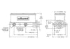 Wilwood Tandem Master Cylinder 1" Raw 260-8555