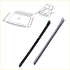 Black and gray metal door pillar trim strips for windshield moulding set for nissan pathfinder terrano 86-95 restoration