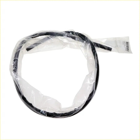Black rubber gasket windshield upper center moulding for nissan navara d22 1997-2004 coiled in clear plastic wrap