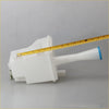 White plastic windshield washer tank for nissan bluebird sylphy sentra sunny with blue nozzle and metal connector
