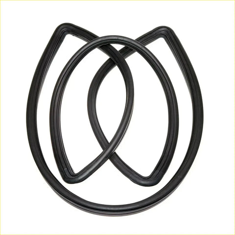 Black rubber windshield weatherstrip with channel for datsun nissan sunny b11 window seal strips