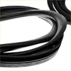 Black rubber gasket seals for windshield weatherstrips set compatible with Isuzu Faster KB Bedford KB Chevrolet