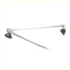 Silver metal windshield wiper arm with black plastic mounting brackets for nissan sentra sunny tsuru 1990-1994 sedan