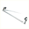 Silver metal windshield wiper linkage with black plastic pivot arms for nissan sentra sunny tsuru sedan 1990-1994