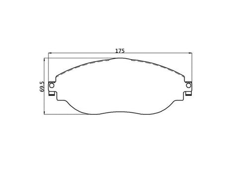 Winmax W3 Circuit Front Brake Pad Set WMP1290-W3