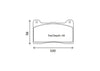 Winmax W6.5 Race Brake Pad Set WMP1363-12.5-W6.5