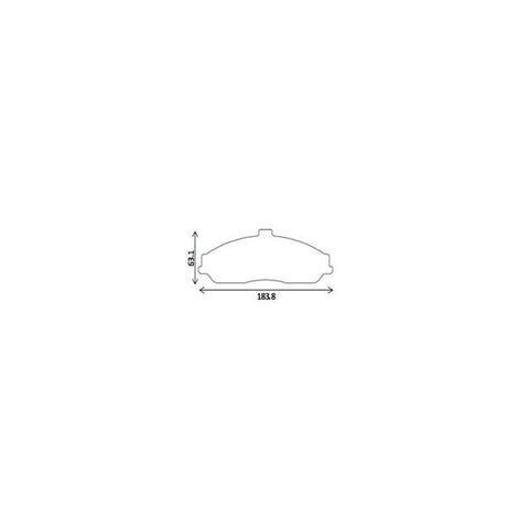 Winmax W6.5 Race Front Brake Pad Set WMP1394-W6.5