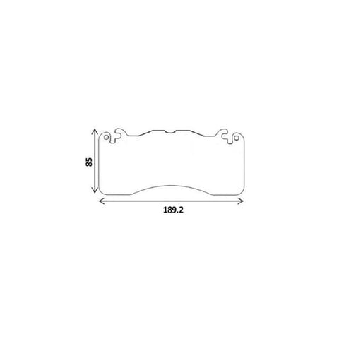 Winmax W2 Sport Front Brake Pad Set WMP1509-W2
