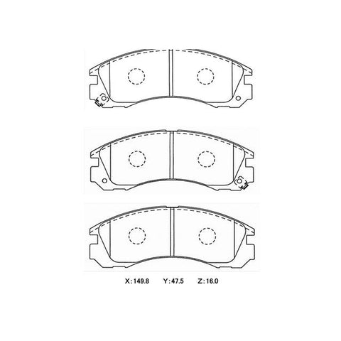 Winmax W3 Circuit Front Brake Pad Set WMP246-W3