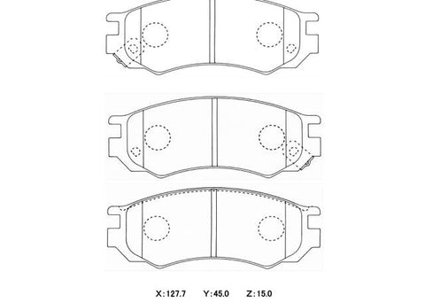 Winmax W5 Race Front Brake Pad Set WMP254-W5