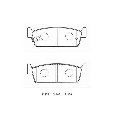 Winmax W1 Sport Rear Brake Pad Set WMP256-W1