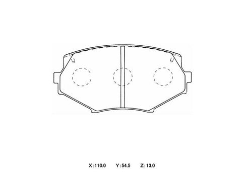 Winmax W5 Race Front Brake Pad Set WMP317-W5