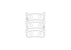 Winmax W3 Circuit Rear Brake Pad Set WMP318-W3
