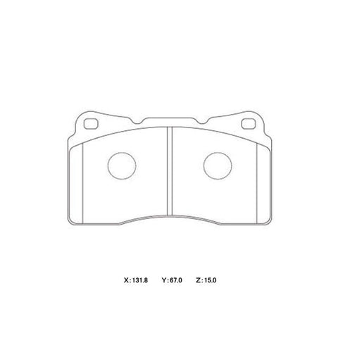 Winmax W3 Circuit Front Brake Pad Set WMP370-W3