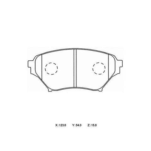 Winmax W6.5 Race Front Brake Pad Set WMP562-W6.5