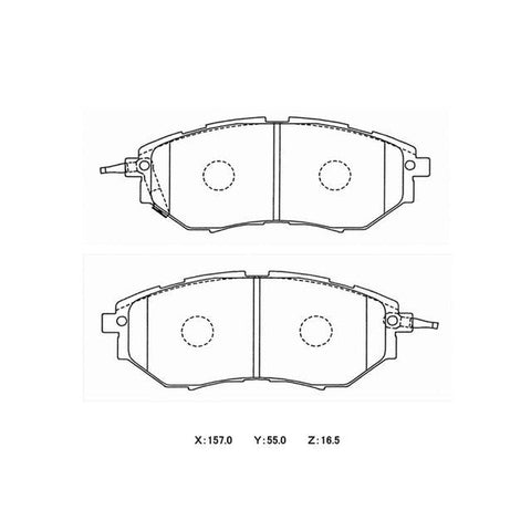 Winmax W3 Circuit Front Brake Pad Set WMP632-W3